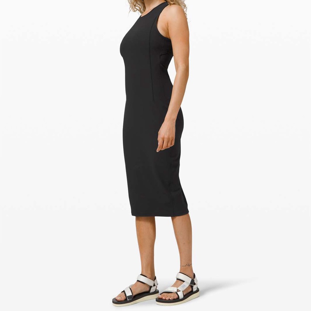 Lululemon Brunch and Back Dress-Size 8-Black - Picture 2 of 11